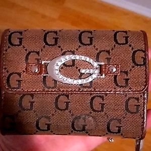 Gold bags wallet